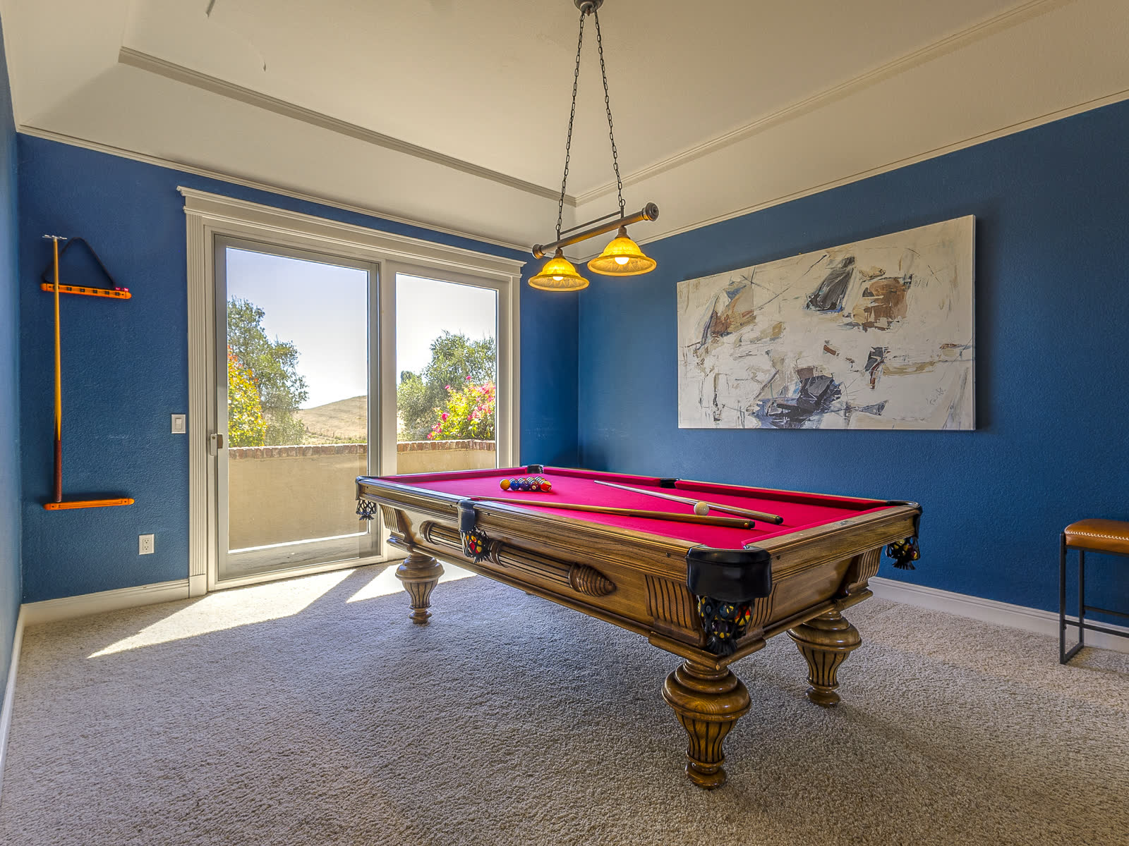 The billiards room